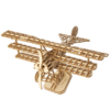 bi-plane wooden puzzles 3d modern toys